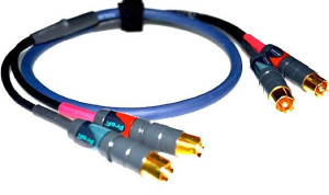 Kabel Wieloparowy HiFi Interkonekt 2x Prosty Silent RCA/Phono Chinch do 2x