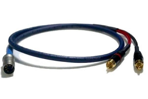 Kabel Rozgałęźny Y 2x RCA/Phono Chinch Męski do 5-Pin DIN Męski Van Damme