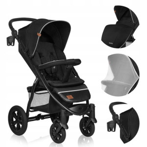 Wózek Spacerowy Lionelo Annet Tour 22kg Duże Koła