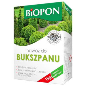BIOPON Nawóz do bukszpanów regeneracja po przycinaniu 1kg