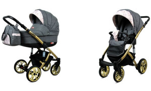 BabyLux Wózek 2w1 dziecięcy spacerówka Lumio