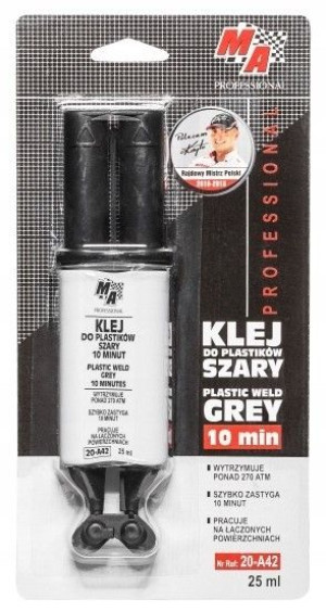 MA Professional Klej do plastików SZARY 10min 25ml 20-A42