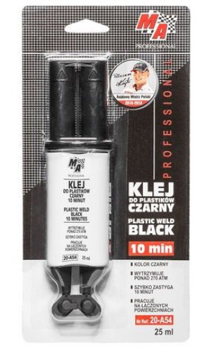 MA Professional Klej do plastików CZARNY 10min 25ml 20-A54