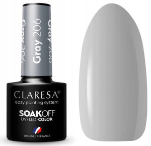 Claresa Lakier Hybrydowy Gray 206 Szary