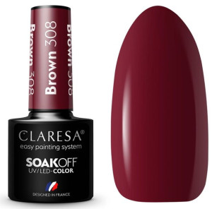 Claresa Lakier Hybrydowy Brown 308 -5g