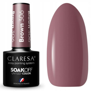 Claresa Lakier Hybrydowy Brown 306 -5g