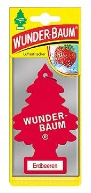 WUNDER-BAUM Zapach TRUSKAWKA odświeżacz choinka