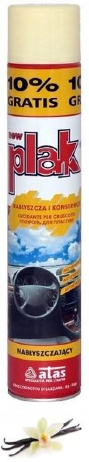 Plak BŁYSK 750ml +10% nabłyszcza KOKPIT WANILIA