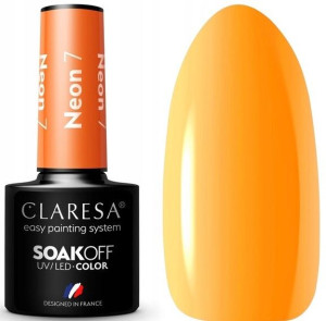 Claresa Lakier Hybrydowy Neon 7