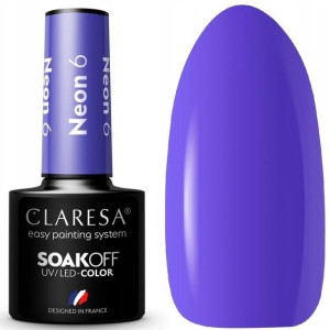 Claresa Lakier Hybrydowy Neon 6