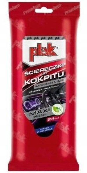 Plak Ściereczki do kokpitu maxi błysk Black Trend