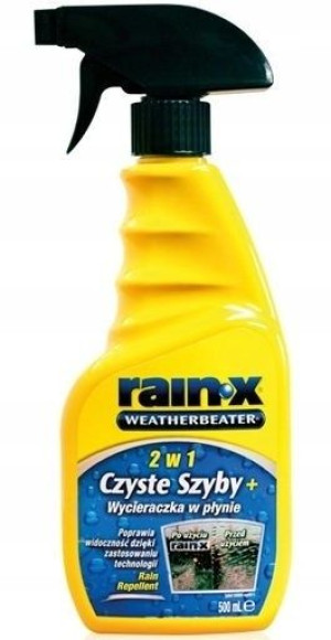 RAIN-X 2w1 Czyste Szyby + Wycieraczka w płynie 500