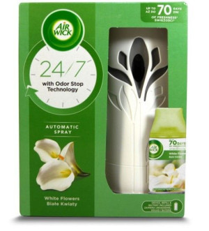 Airwick Freshmatic BIAŁE KWIATY urządzenie starter + wkład 250ml