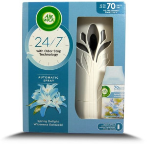 Airwick Freshmatic WIOSENNA ŚWIEŻOŚĆ urządzenie starter + wkład 250ml