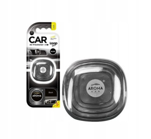 Aroma Car LOOP BLACK Żel odświeżacz powietrza