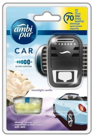 Ambipur Car Starter + Wkład Voyage Waniliowy