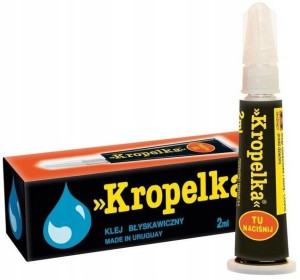 Klej błyskawiczny KROPELKA uniwersalny 2ml tubka