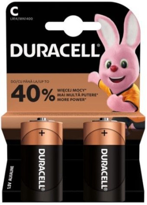 Baterie Alkaliczne Duracell BASIC C LR14 MN1400 2szt.