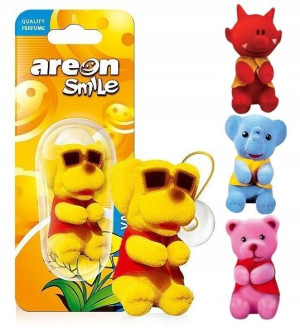 ZAPACH Areon MASKOTKA MIŚ przyssawka 5 zapachów