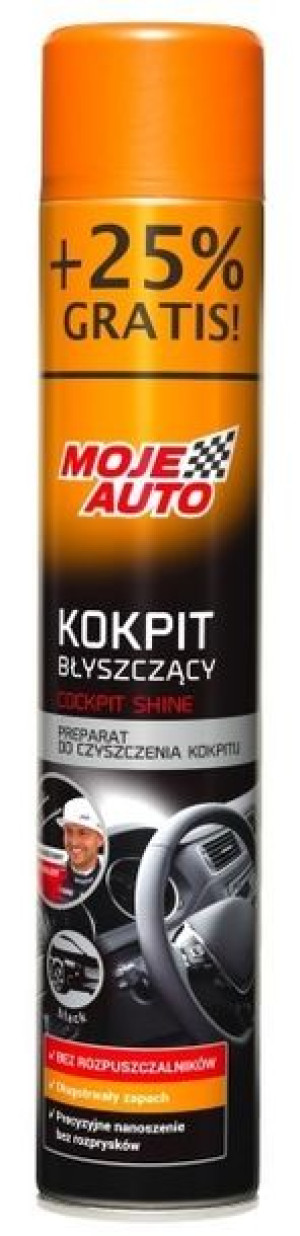 MOJE AUTO Kokpit błyszczący BLACK 750ml 19-113