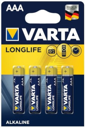 VARTA Longlife baterie LR3 LR03 AAA 4szt. bateria