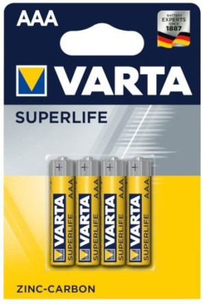 VARTA Superlife baterie LR3 LR03 AAA 4szt. bateria