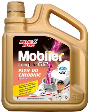 Czerwony płyn do chłodnic Mobiler Moje Auto 5L 61-111