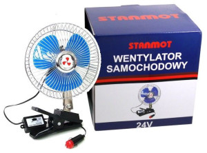 Wentylator wiatrak do tira obrotowy klips 24V