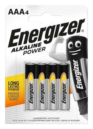 Energizer Baterie Alkaline Power Aaa R3 Lr3 4szt.