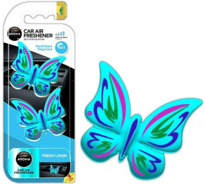 Aroma Car BUTTERFLY Motyle FRESH LINEN