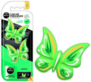 Aroma Car BUTTERFLY Motyle LEMON Cytrynowe