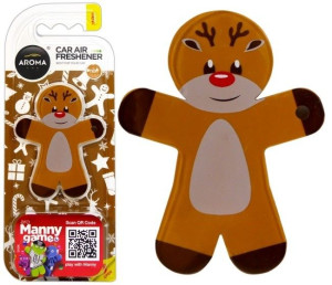 Aroma Car Manny Renifer Święta Pomarańcza Goździk