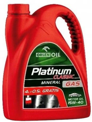 Olej Orlen Platinum Classic Gas Gaz 15w40 4,5l