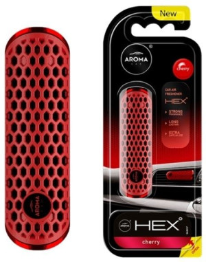 Aroma Car HEX CHERRY Polimerowy odświeżacz