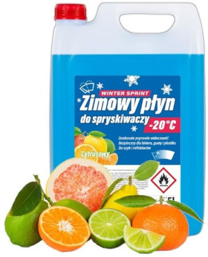 Zimowy Płyn Do Spryskiwaczy -20°c Winter Sprint 5l