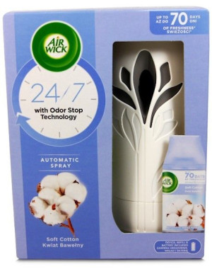 Airwick Freshmatic KWIAT BAWEŁNY urządzenie starter + wkład 250ml