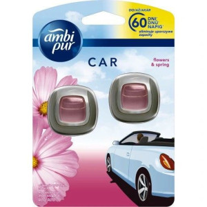 AMBIPUR Ambi Pur Car Jaguar Duo FLOWERS & SPRING 2szt.