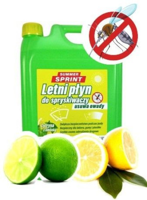 Letni Płyn Do Spryskiwaczy Summer Sprint Cytryna 5l
