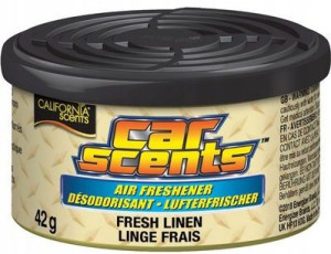 California Car Scents Fresh Linen Świeża Pościel puszka zapachowa 42g