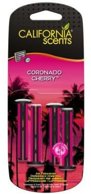 California Car Scents CORONADO CHERRY w kratkę nawiewu klip clips