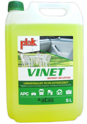 Plak Atas VINET Czyste Plastiki Płyn do mycia 5L
