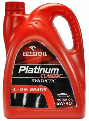 Olej ORLEN Platinum CLASSIC 5w40 4,5L