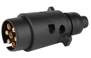 Wtyczka do gniazda przyczepy 7 PIN 12v przyczepki