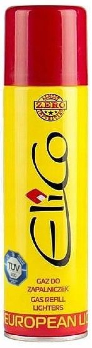 Gaz do zapalniczek ELICO 250ml zapas uzupełnienie