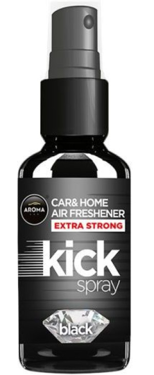 BLACK - KICK SHOT SPRAY 30ml - Aroma Car - kopia