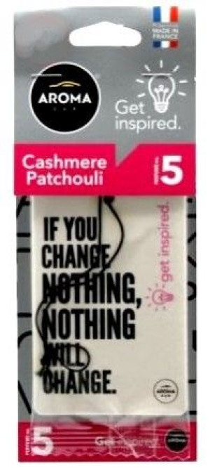 Cashmere Patchouli Get Inspiret zawieszka samochodowa celuloza aroma car