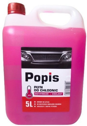 Popis gotowy płyn do chłodnic -35°C 5L różowy