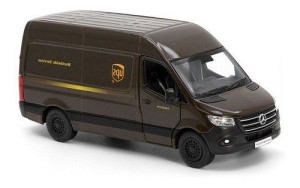 Zabawka, samochód Mercedes-Benz Sprinter, edycja DHL 1:48 KINSMART