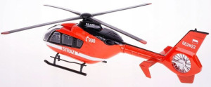 Helikopter Eurocopter EC-135 straż pożarna model 1:43 zabawka DAFFI
