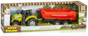 Traktor z wywrotką, zabawka, zestaw małego rolnika DAFFI K-539